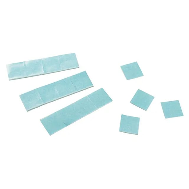 Kristall-Form Montagesystem Spiegel-Klebeplättchen 8 cm x 10 cm Weiß