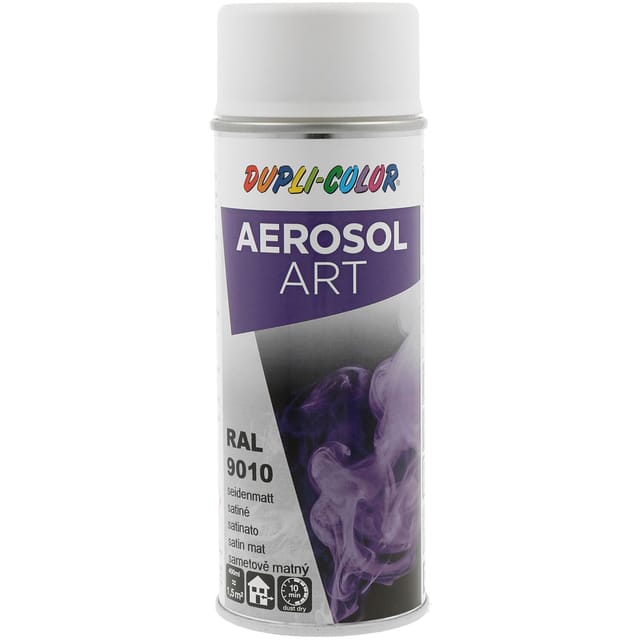 Dupli-Color Aerosol Art RAL 9010 Seidenmatt 400 ml