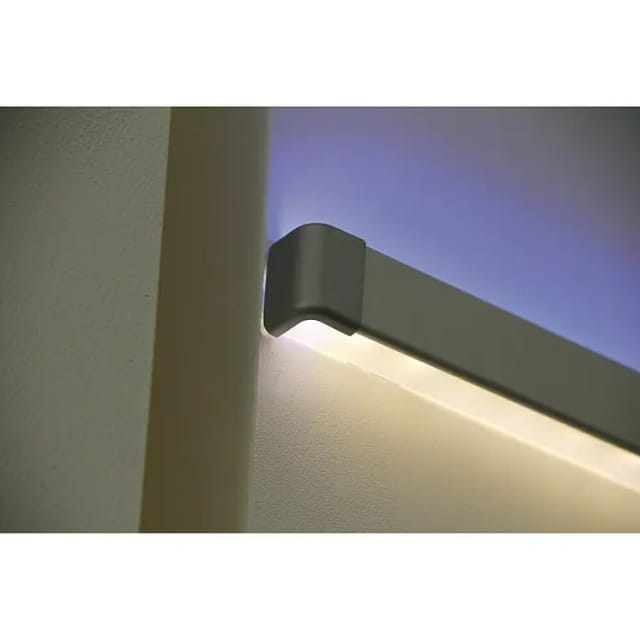 Paulmann Duo Profil Cap 2er-Pack Alu matt, Kunststoff