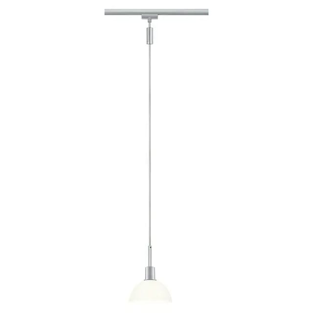 Paulmann URail Pendel Sarrasani Chrom matt, Opal max. 20W E14 ohne Leuchtmittel