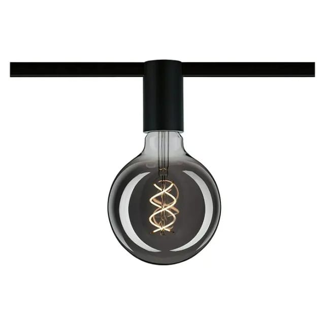 Paulmann URail Spot Ceiling Socket Schwarz max. 1x20W E27 dimmbar