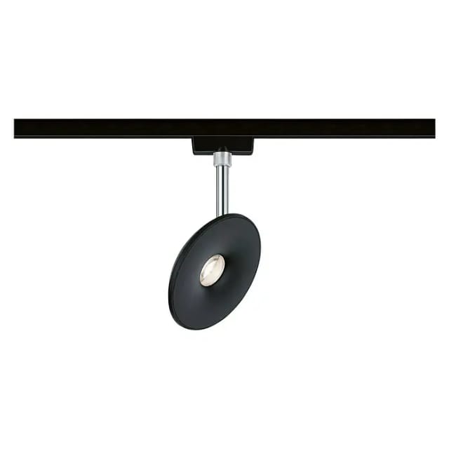 Paulmann URail LED-Spot Sphere Schwarz matt, Chrom 7,4W 2.700K