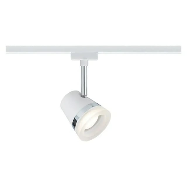 Paulmann URail Spot Cone Weiß/Chrom ohne Leuchtmittel, max. 10W GU10