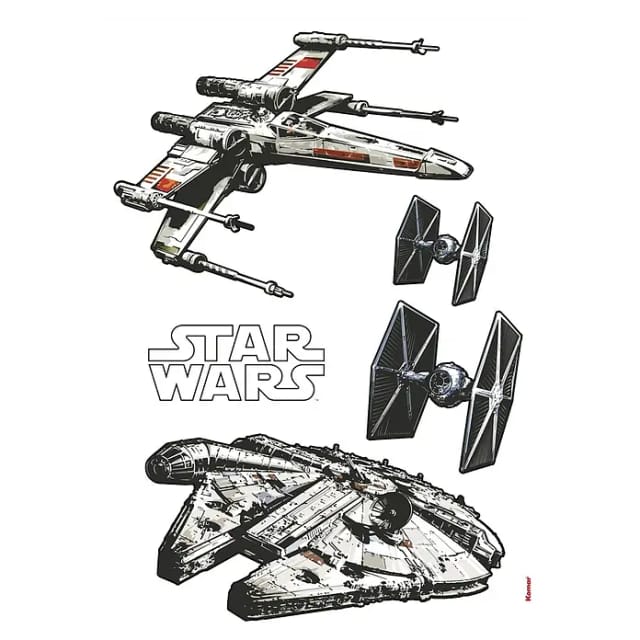 Deco-Sticker Star Wars Spaceships 100 x 70 cm