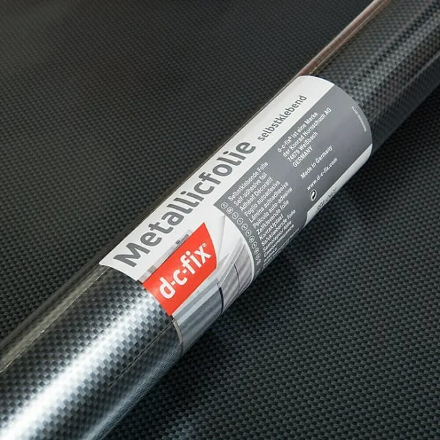 d-c-fix Klebefolie Carbon Schwarz-Silber 150 cm x 45 cm