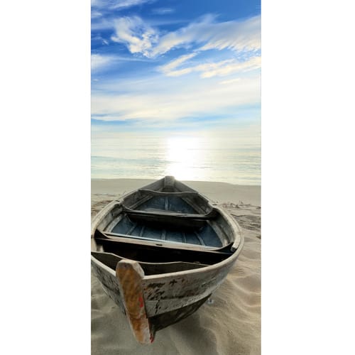 Schulte ExpressPlus DecoDesign Duschrückwand Foto Ruderboot am Strand 210x90cm