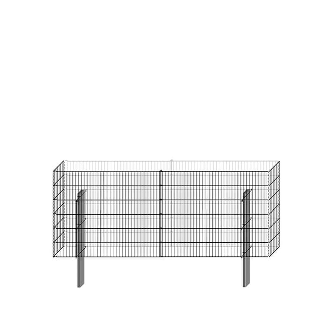Gabionen-Basisbausatz Limes 90 cm x 227 cm x 23 cm