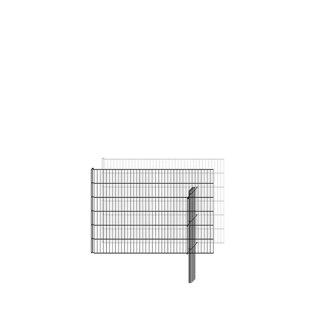 Gabionen-Anbausatz Limes 90 cm x 112 cm x 23 cm