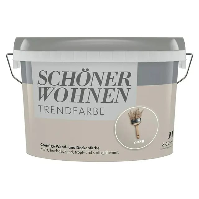 Schöner Wohnen Wandfarbe Cosy Beige matt 1,
