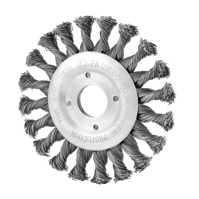 LUX-TOOLS Stahl-Scheibenbürste Ø 115 mm