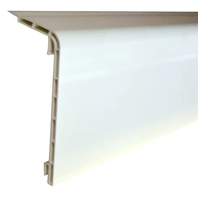 System 11 Heizungsrohrverkleidung Weiß 107 mm x 45 mm Länge 2000 mm