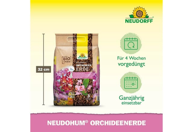 Neudorff NeudoHum Orchideen-Erde 3, torffrei