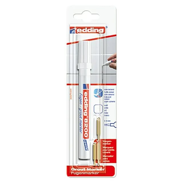 Edding Spezialmarker 8200 Fugenmarker DIY Weiß