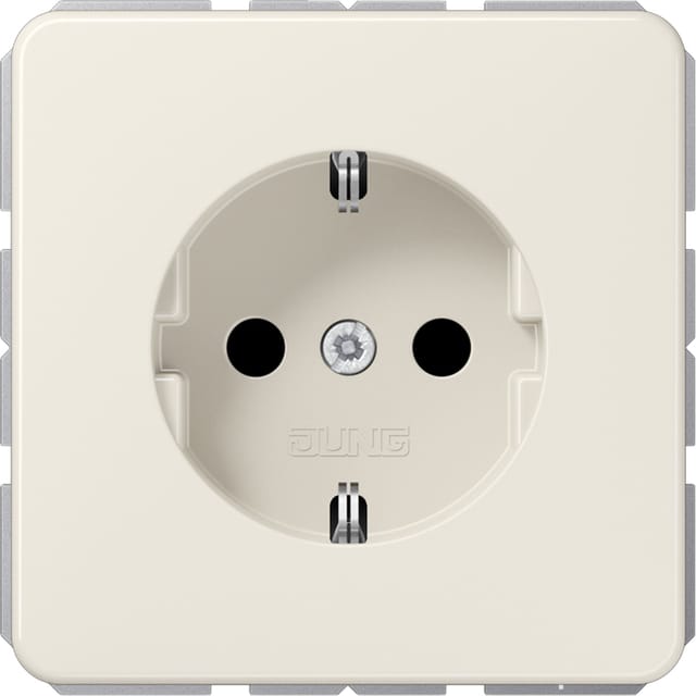 Jung Steckdoseneinsatz CD500 Weiß