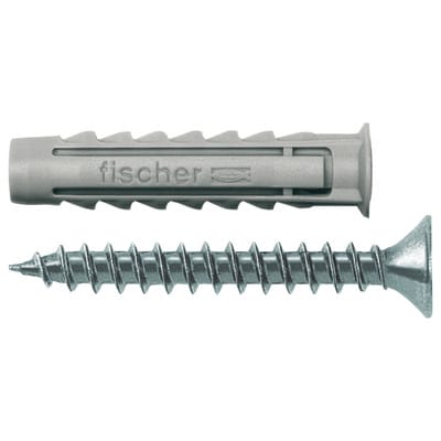 Fischer Spreizdübel SX 8 x 40 S/20 mit Schraube (50 ST)