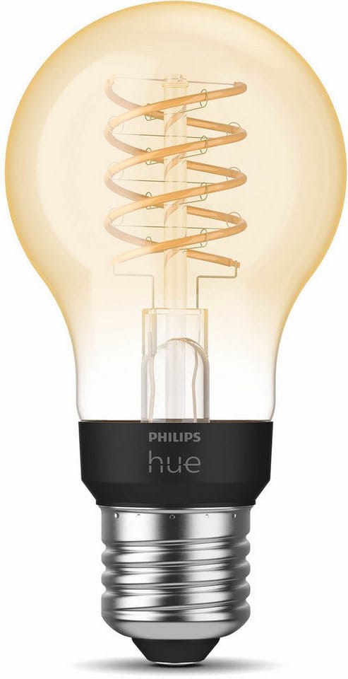 Philips Hue Leuchtmittel E27 Glühlampenform White 2.100 K 550,m 7 W