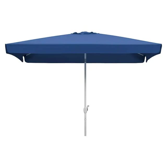Schneider Balkonschirm Oslo 300 cm x 200 cm Blau mit Knickfunktion