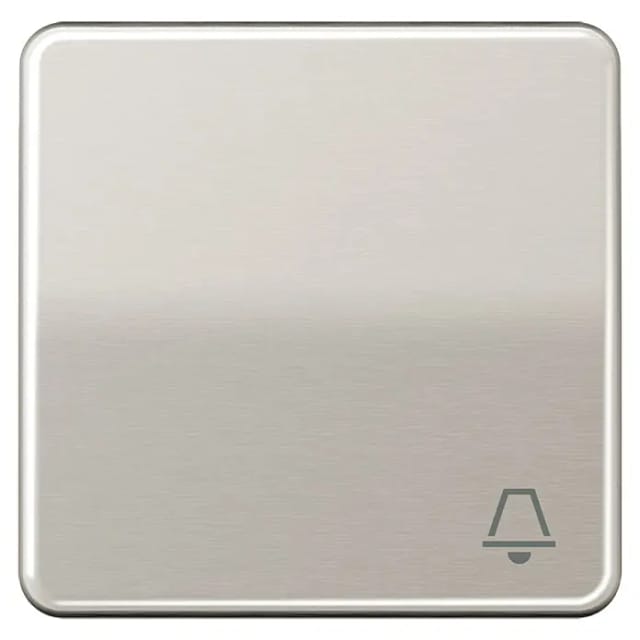 Jung Wippe mit Symbol Klingel CD500 Platin