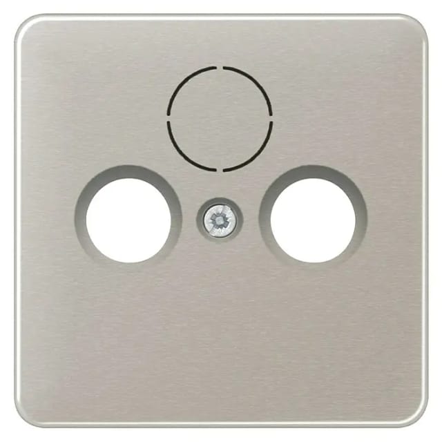 Jung Antennenabdeckung 2- und 3-Loch CD500 Platin