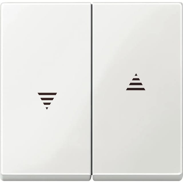 Merten Wippe Rolladenschalter/Taster System M Polarweiß