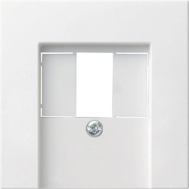 Gira System 55 Reinweiß matt TAE Abdeckung