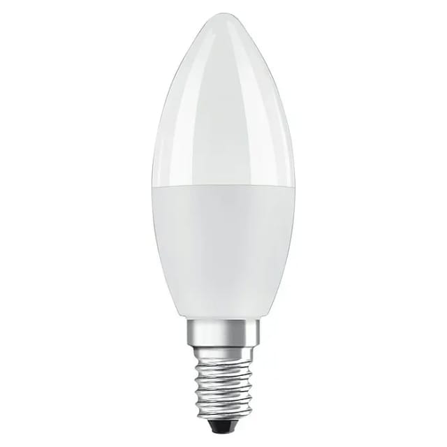Osram LED-Leuchtmittel E14 Kerzenform 4,9 W 470,m 2er Set 10,7 x 3,7 cm (H x Ø)