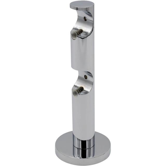 Mydeco Gardinenstange-Halterung 2-läufig Function Chrom Ø 2 cm