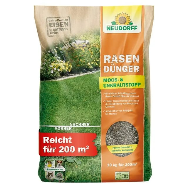 Neudorff Rasendünger 'Moos- und Unkrautstopp' 10 kg