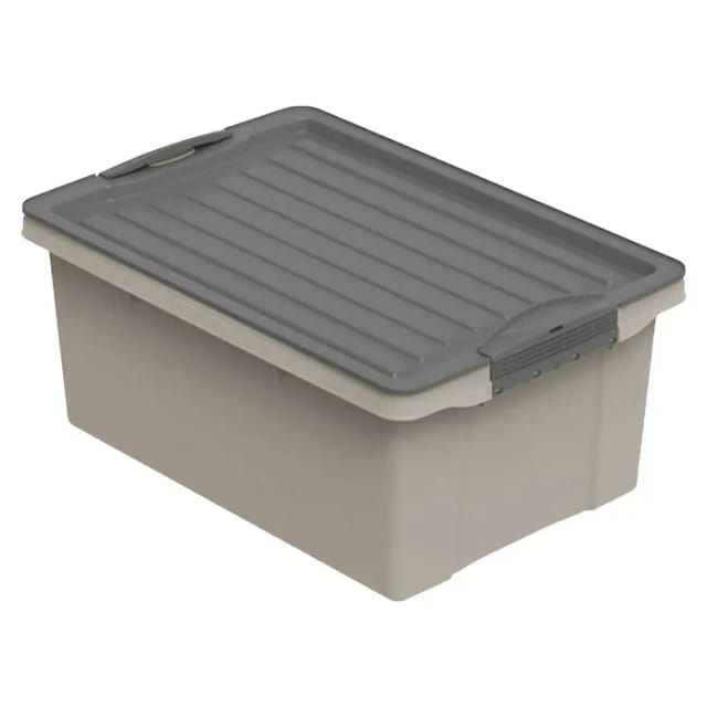 Rotho Stapelbox Compact A4 13, Cappucchino