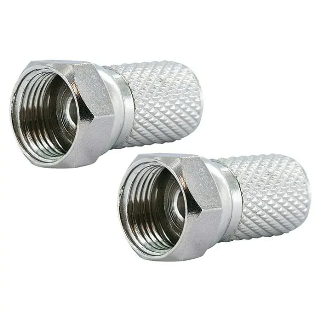 Schwaiger F-Stecker 8 mm 2er Set