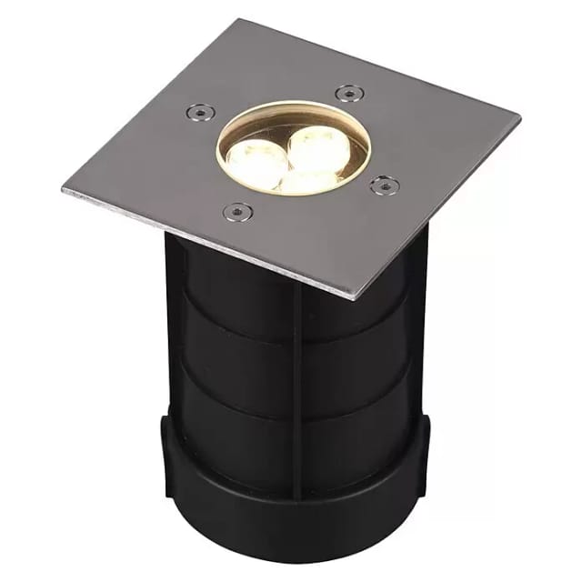 Trio LED-Einbauleuchten Belaja 145 mm x 110 mm x 110 mm Nickel matt quadratisch