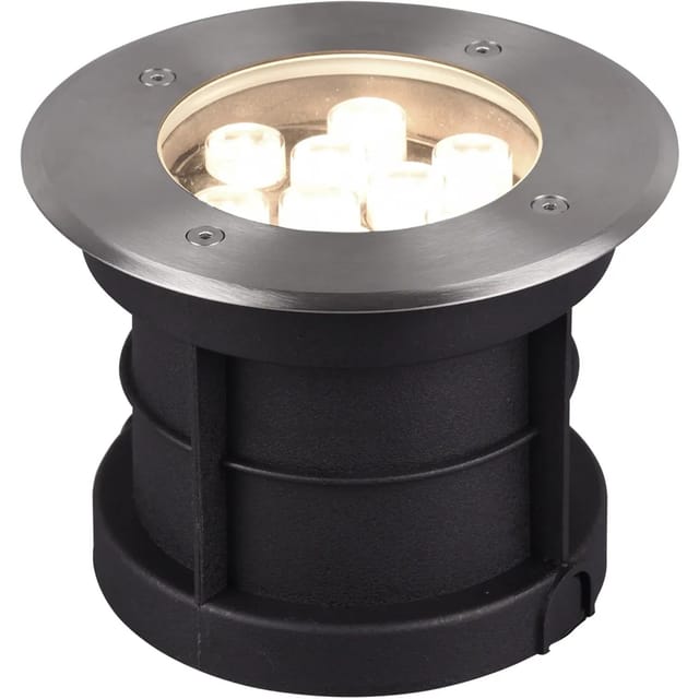 Trio LED-Einbauleuchten Belaja 120 mm x 160 mm x 160 mm Nickel matt rund