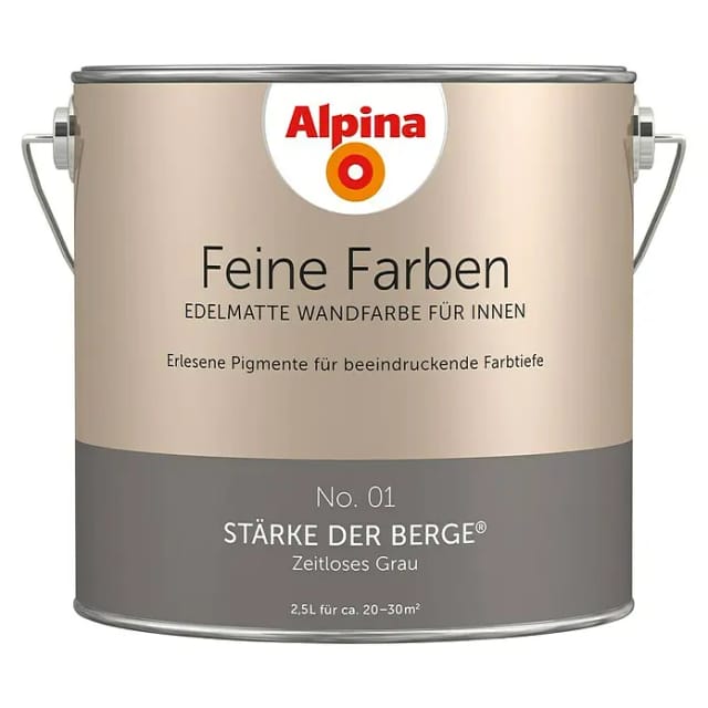 Alpina Feine Farben No. 1 Stärke der Berge® Grau edelmatt 2,5,