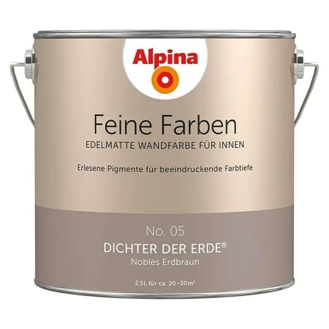 Alpina Feine Farben No. 5 Dichter der Erde® Braun edelmatt 2,5,