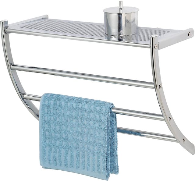 Wenko Exclusiv Wandregal Pescara Chrom 46 cm x 56 cm x 21,5 cm