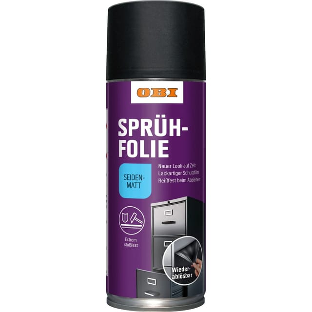 OBI Abziehlack Schwarz seidenmatt 400 ml