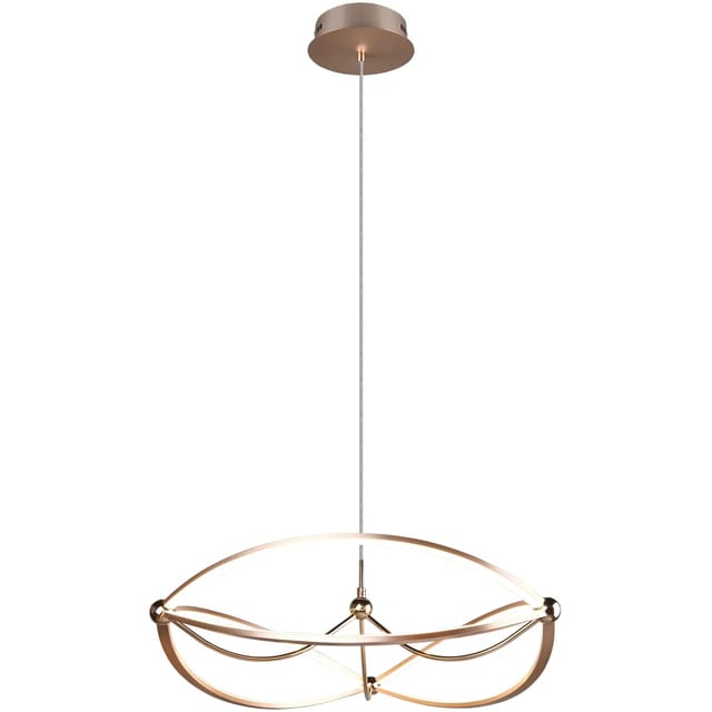Trio LED Pendelleuchte Charivari Messing matt 1500 mm x 620 mm x 620 mm