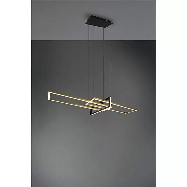Trio LED Pendelleuchte Salinas Messing matt 1500 mm x 1100 mm x 400 mm