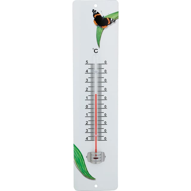 Metall-Thermometer 29,7 cm x 7 cm x 1 cm