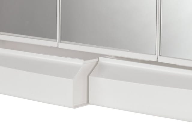 Jokey Spiegelschrank Saphir 60 cm x 51 cm Weiß Hochglanz