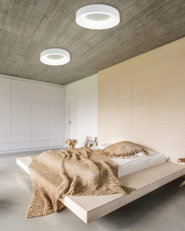 Trio LED Deckenleuchte Girona Weiß matt 110 mm x 450 mm x 450 mm