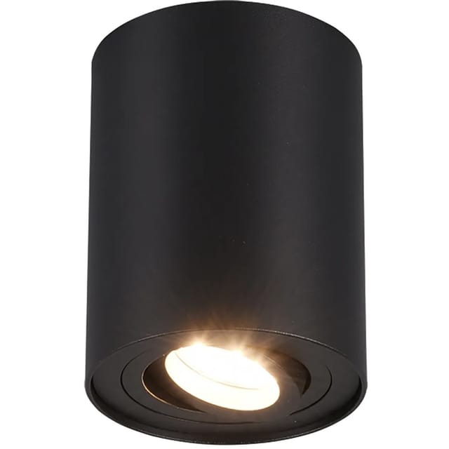Trio Deckenleuchte Cookie Schwarz matt 125 mm x 96 mm x 96 mm