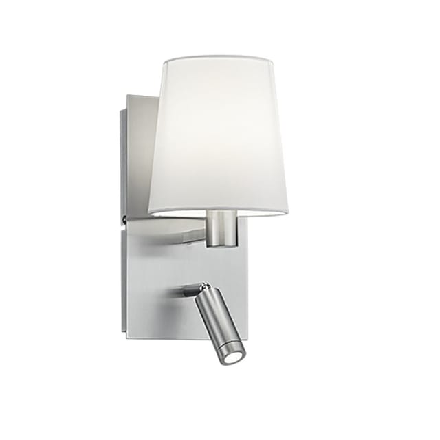 Trio Wandleuchte Marriot Nickel matt 308 mm x 140 mm x 176 mm