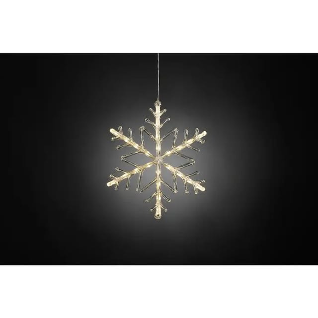 Konstsmide LED Acryl Schneeflocke 24 Dioden Warmweiß