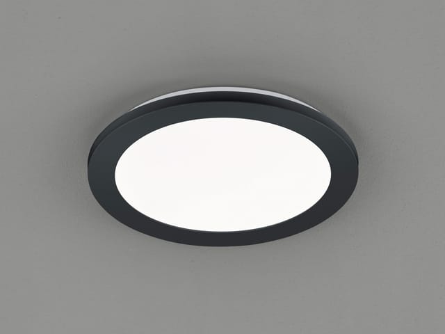 Reality LED Deckenleuchte Camillus Schwarz matt 30 mm x 260 mm x 260 mm