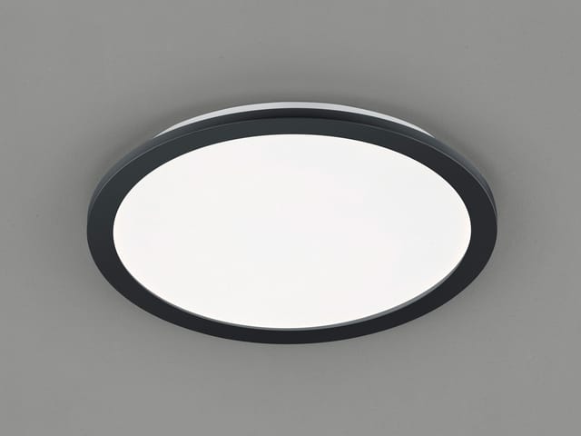 Reality LED Deckenleuchte Camillus Schwarz matt 30 mm x 400 mm x 400 mm