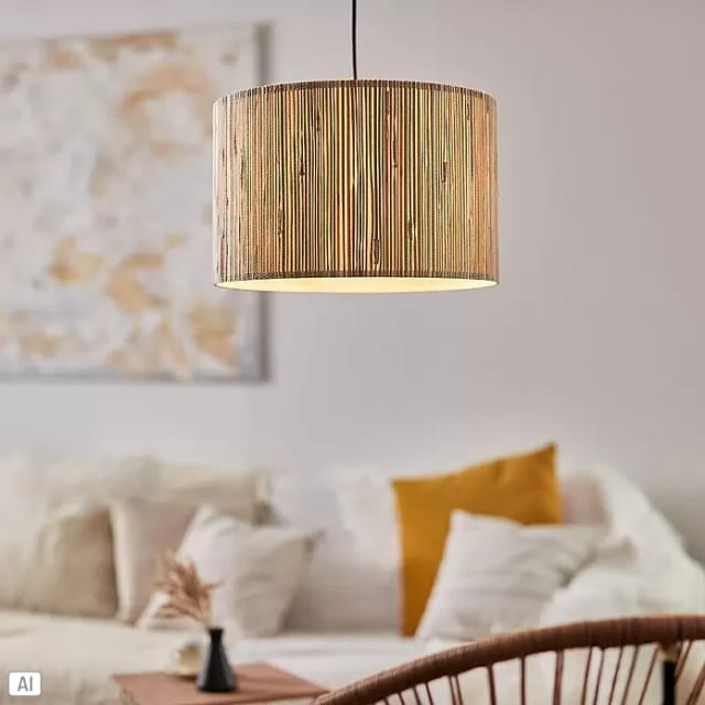 Brilliant Pendelleuchte Wimea 35 cm Natur