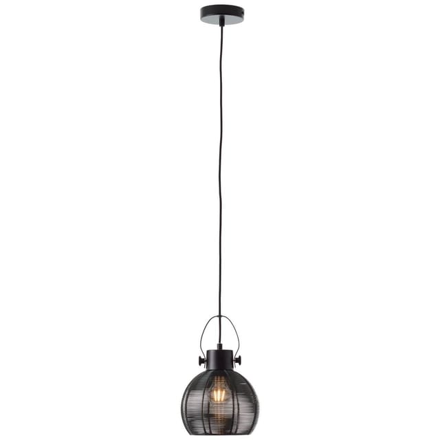 Brilliant Pendelleuchte Sambo Ø 20 cm Schwarz