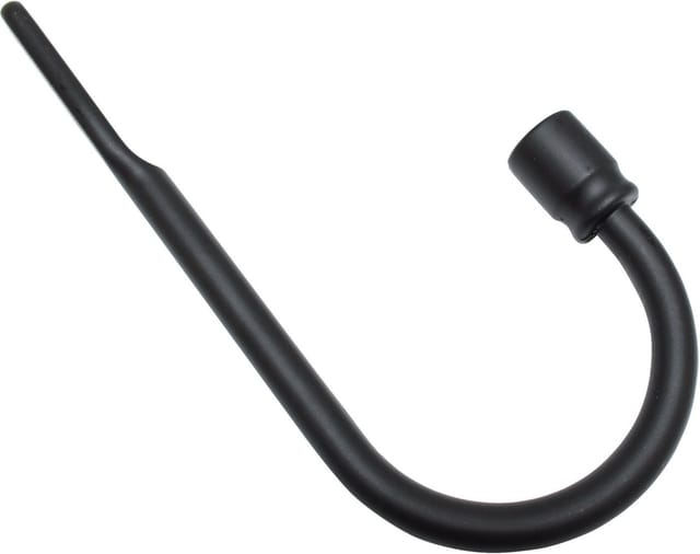 Gardinia Raffbügel Memphis kombinierbar Schwarz-Matt 7,5 cm
