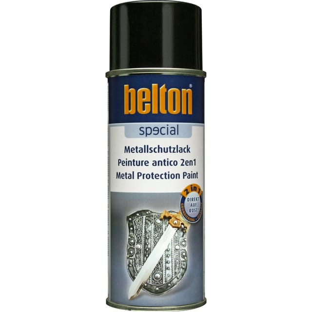 Belton Special Metallschutzlack Schwarz glänzend 400 ml